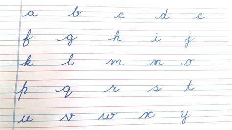 Part 1:CURSIVE WRITING/SMALL LETTERS/ALPABETONG .